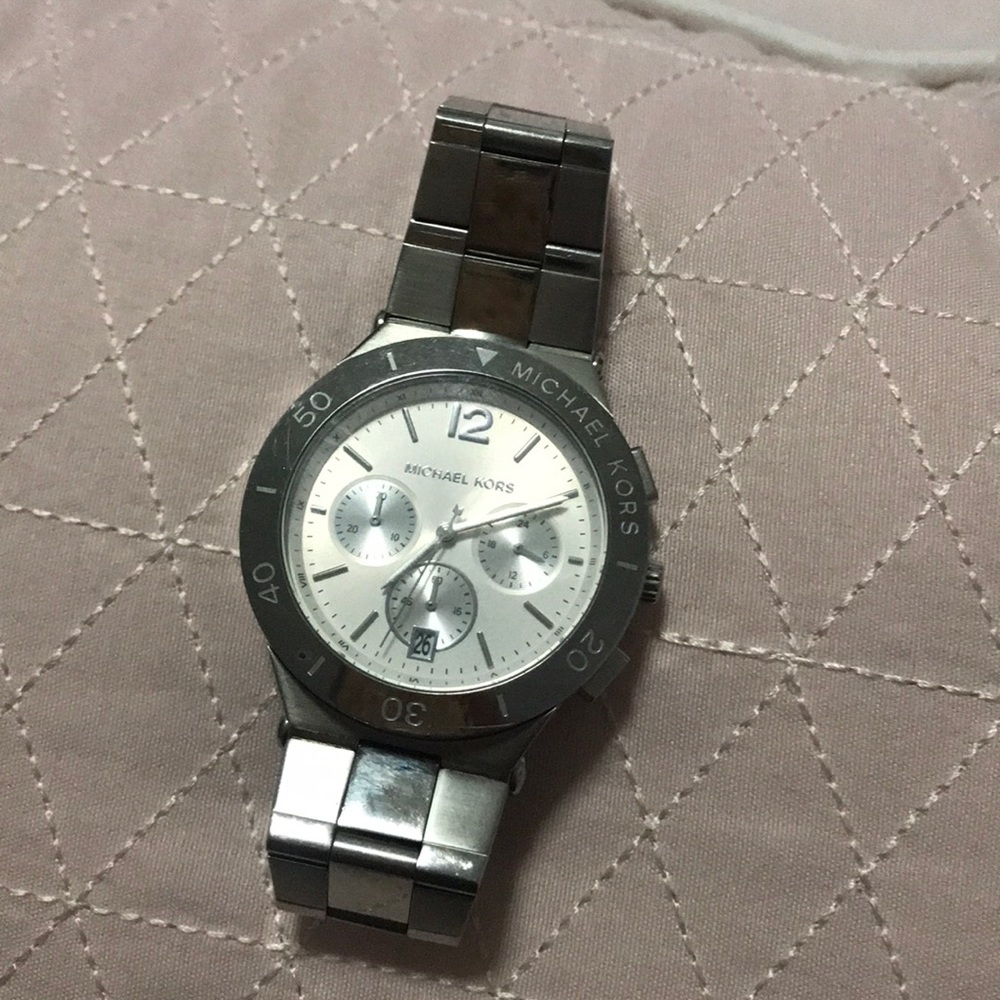 Silver Michael Kors watch